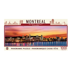 1000 Piece Panoramic Puzzle: Montreal Skyline 
