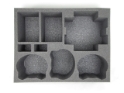 Battlefoam: WH40K: Grey Knights: Tray: 1 Land Raider 3 Dreadknight 4 Rhino (4") 