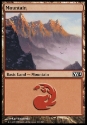 MTG: 2014 Core Set 244: Mountain (FOIL) 