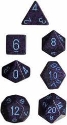 Chessex (25307): Polyhedral 7-Die Set: Speckled: Cobalt 