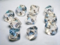 Chessex (27220): D10: Borealis: Aquerple/Black 