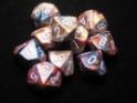 Chessex (27240): D10: Festive: Carousel/White 