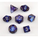 Chessex (27427): Polyhedral 7-Die Set: Scarab: Royal Blue/Gold 