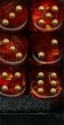 Chessex (27614): D6: 16mm: Scarab: Scarlet/Gold 