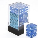 Chessex (27626): D6: 16mm: Borealis: Sky Blue/White 