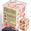 Chessex (27642): D6: 16mm: Festive: Circus/Black 