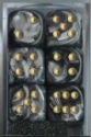 Chessex (27698): D6: 16mm: Lustrous: Black/Gold 