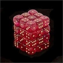 Chessex (27624): D6: 16mm: Borealis: Magenta/Gold 