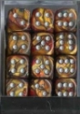 Chessex (27893): D6: 12mm: Lustrous: Gold/Silver 