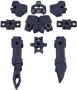 30 Minute Missions: OP-18 1/144  OPTION ARMOR FOR BASE ATTACK [RABIOT EXCLUSIVE / DARK GREY] - BNDAI-2530617 5060468 [4573102604682]