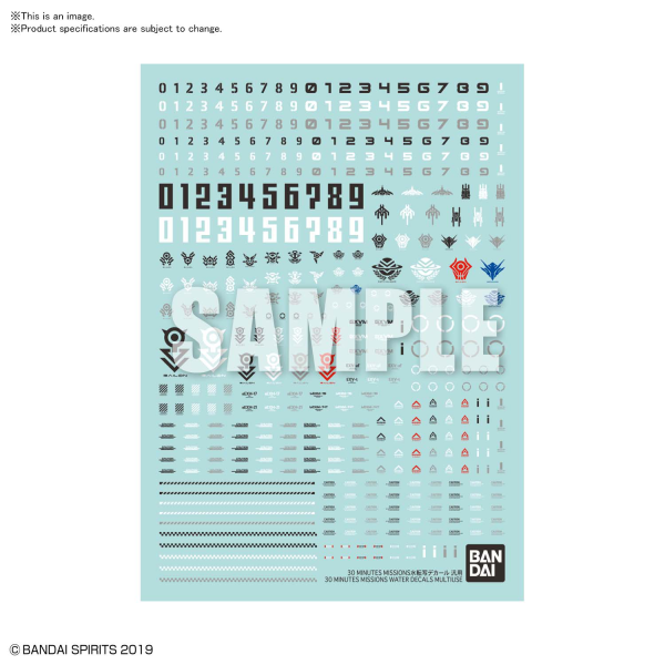 30 Minute Missions: Waterslide Decals 01 - Multi-use 