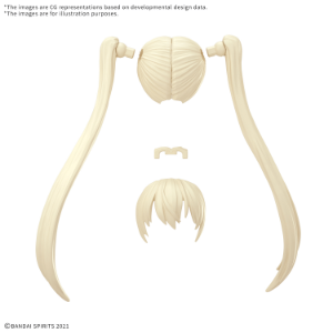 30 Minute Sisters: Option Hair Style Parts Vol. 13 (Type Pigtail 1) ( Yellow 5)