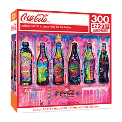 300 Piece Puzzle: Coca-Cola Bottles 