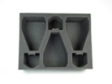 Battlefoam: WH40K: Space Marine: Tray: 3 Dreadnought Drop Pod 3 Dreadnought 