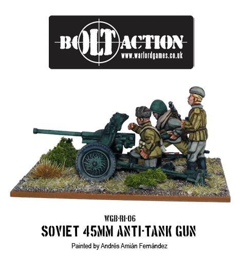 Warlord Games Bolt Action Soviet 45mm Anti-Tank Gun