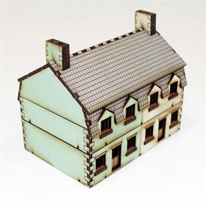 4Ground Miniatures: 15mm Europe At War: North West European Semi-Detached House Type1 