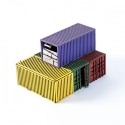4Ground Miniatures: 28mm: 4X Damaged Stacked Containers B (Option 3) 