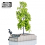 4Ground Miniatures: 28mm: Terrain &amp; Objectives: Seated Planters with Trees - FGR28S-TAO-134 [5060486902088]
