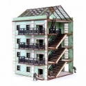 4Ground Miniatures: 28mm: Pavlov’s House Middle Block 