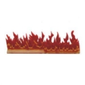 4Ground Miniatures: Tokens & Templates: 6 Linear Fire Wall 