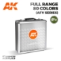 AK-Interactive 3G Series: 3G Acrylics Briefcase (80 Colours Full AFV Range) - AK 11703 [8435568312753]