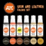 AK-Interactive 3G Series: Skin and Leather Colors Set - AK-11613 [8435568308206]