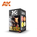 AK-Interactive 3G Wargame Color Set: Fire Effects 