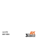 AK-Interactive 3rd Gen Paints: Acrylic White 