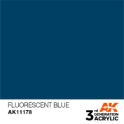 AK-Interactive 3rd Gen Paints: Fluorescent Blue 