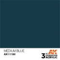 AK-Interactive 3rd Gen Paints: Medium Blue 