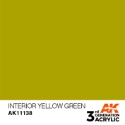 AK-Interactive 3rd Gen Paints: Interior Yellow Green 