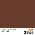 AK-Interactive 3rd Gen Paints: Saddle Brown 