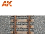 AK-Interactive Acrylic Diorama Series: Railroad Ballast - AK-8072 [8435568300392]