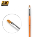 AK-Interactive Brushes: FLAT BRUSH 2 SYNTHETIC 