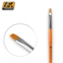 AK-Interactive Brushes: FLAT BRUSH 4 SYNTHETIC 