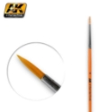 AK-Interactive Brushes: ROUND BRUSH 4 SYNTHETIC 