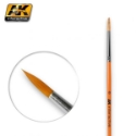 AK-Interactive Brushes: ROUND BRUSH 8 SYNTHETIC 