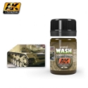 AK-Interactive Enamel Washes: For German Vehicles in Dark Yellow 