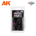 AK Interactive: Plastic Wargame Bases: Hollow Base 32mm (10 Units) 