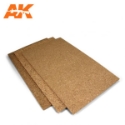 AK-Interactive Texture: Cork Sheet – COARSE grained 200x290x6mm 