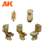 AK Interactive: Wargame Set 30-35MM Scale: Bathroom - AK-1354 [8435568333307]