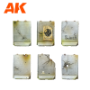AK Interactive: Wargame Set 30-35MM Scale: Defensive Walls - AK-1356 [8435568333321]