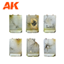 AK Interactive: Wargame Set 100% Polyurethane Resin Compatible With 30-35MM Scale: Defensive Walls - AK-1356 [8435568333321]