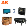 AK Interactive: Wargame Set 30-35MM Scale: Living Room - AK-1358 [8435568333345]