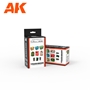 AK Interactive: Wargame Set 100% Polyurethane Resin Compatible With 30-35MM Scale: Trashbins - AK-1362 [8435568334267]