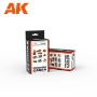 AK Interactive: Wargame Set 30-35MM Scale: Weapon Cases - AK-1361 [8435568334250]