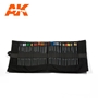 AK-Interactive Weathering Pencils: Full Range Cloth Case Set - AKIAK10048 AK-10048 [8435568309296]
