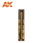 AK interative: Brass Pipes 3.0mm - AK9123  [8435568307292] 