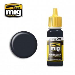 AMMO Acrylic Paint 008: RAL 7021 Dunkelgrau 
