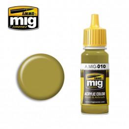 AMMO Acrylic Paint 010: RAL 7028 Dunkelgelb (Mid War) 